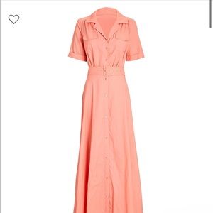 STAUD Millie Dress in Grapefruit